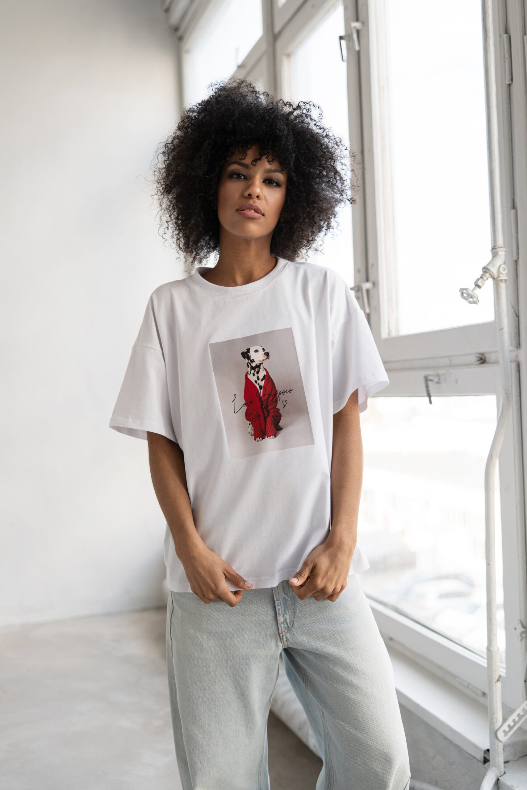 T-SHIRT DALMATIAN BIAŁY image 2