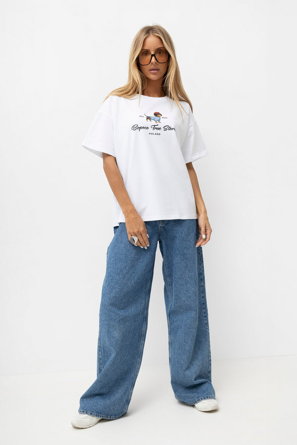 T-SHIRT JAMNIK CLASSIC BIAŁY