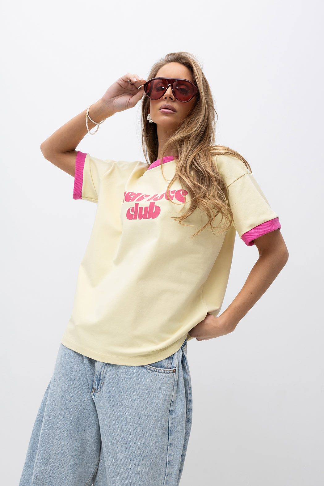 T-SHIRT SELF LOVE CLUB ŻÓŁTY image 2