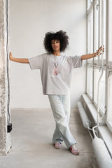 T-SHIRT DALMATIAN SZARY image 1