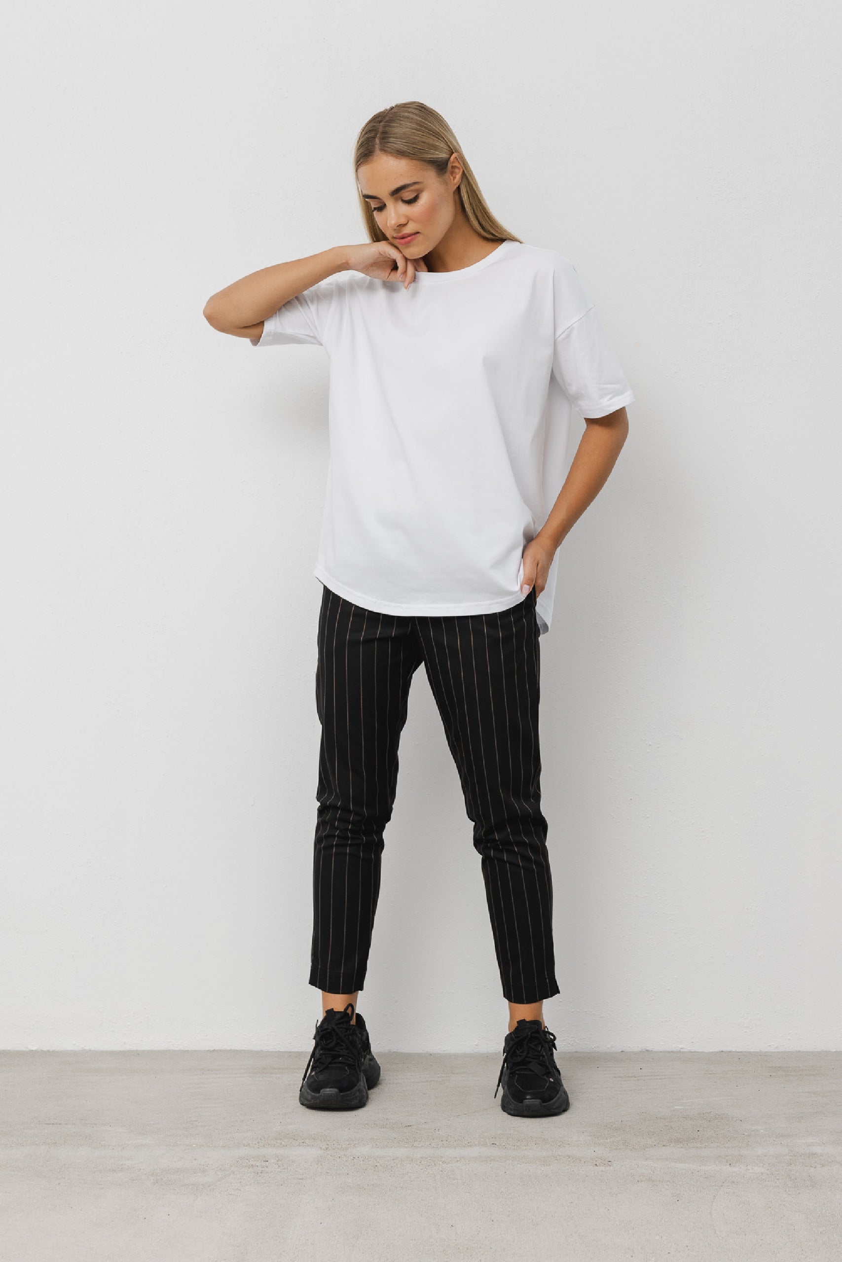 T-SHIRT BASIC BIAŁY image 0