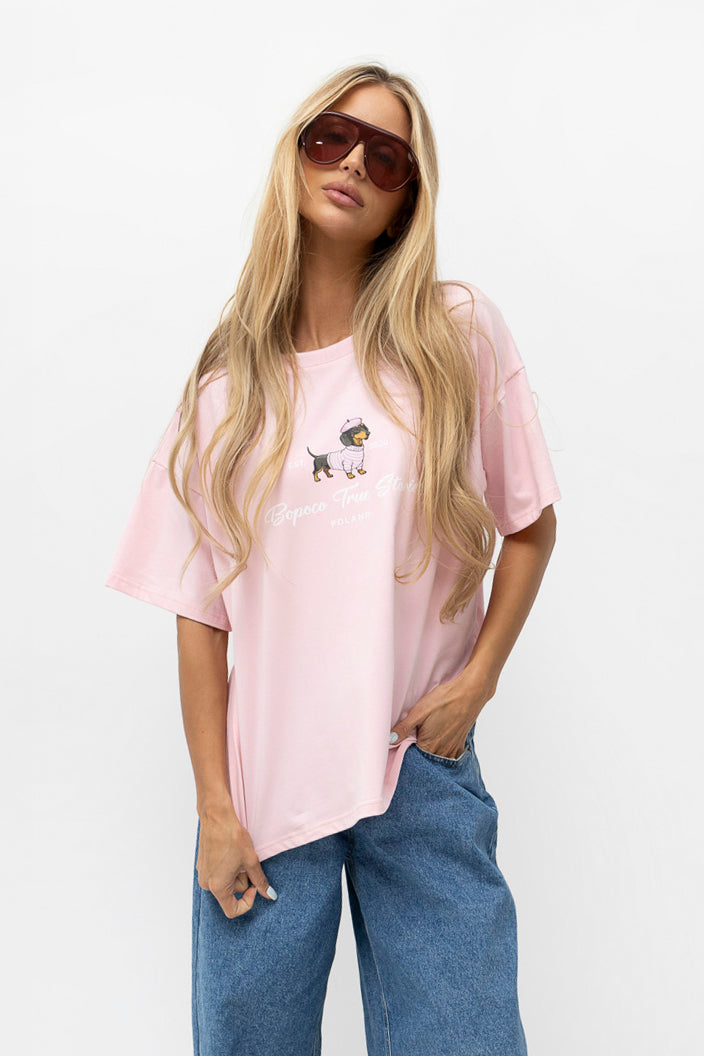 T-SHIRT JAMNIK CLASSIC RÓŻOWY