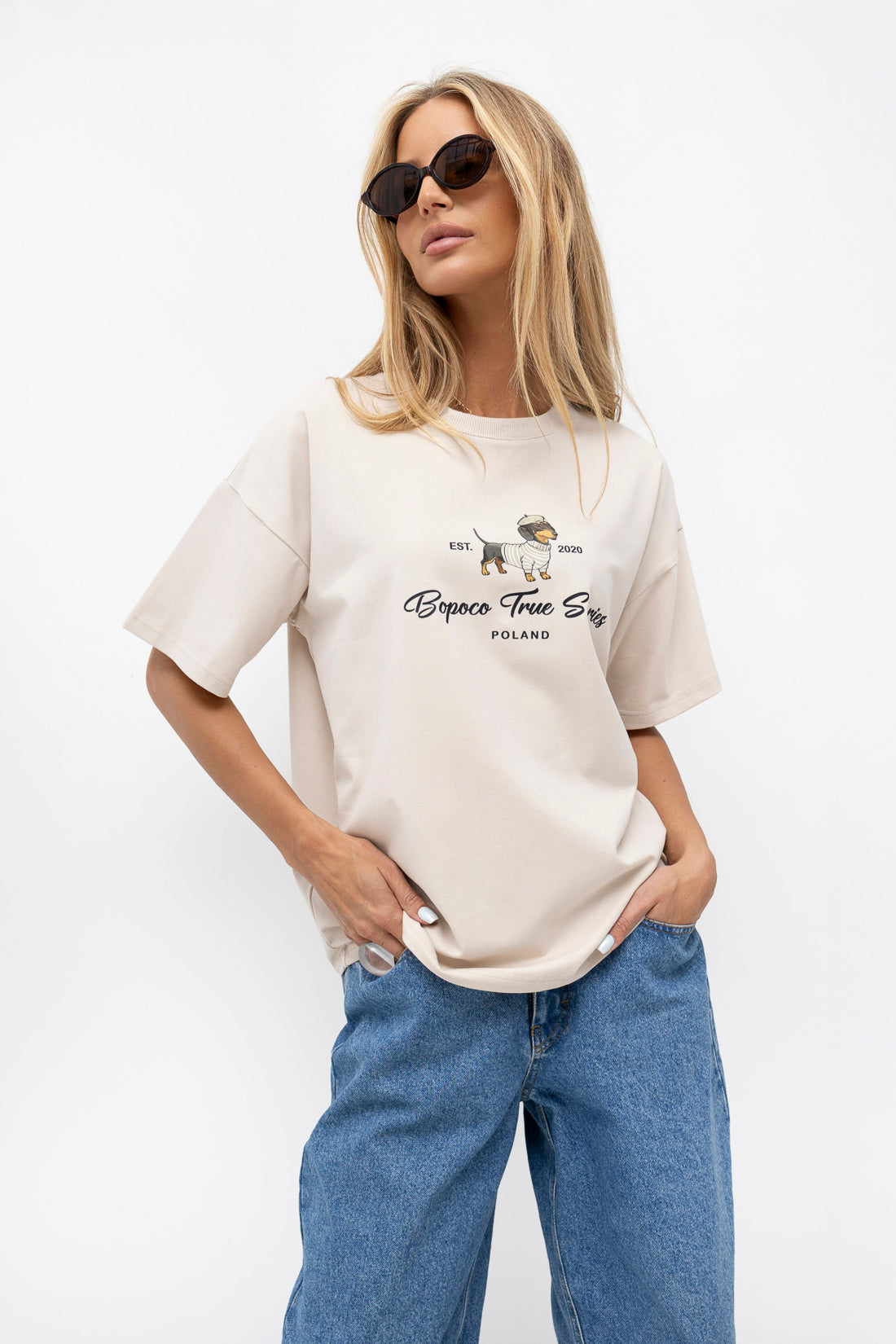 T-SHIRT JAMNIK CLASSIC BEŻOWY