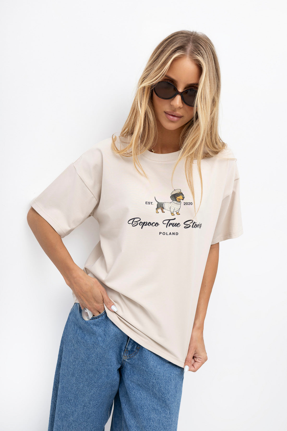 T-SHIRT JAMNIK CLASSIC BEŻOWY