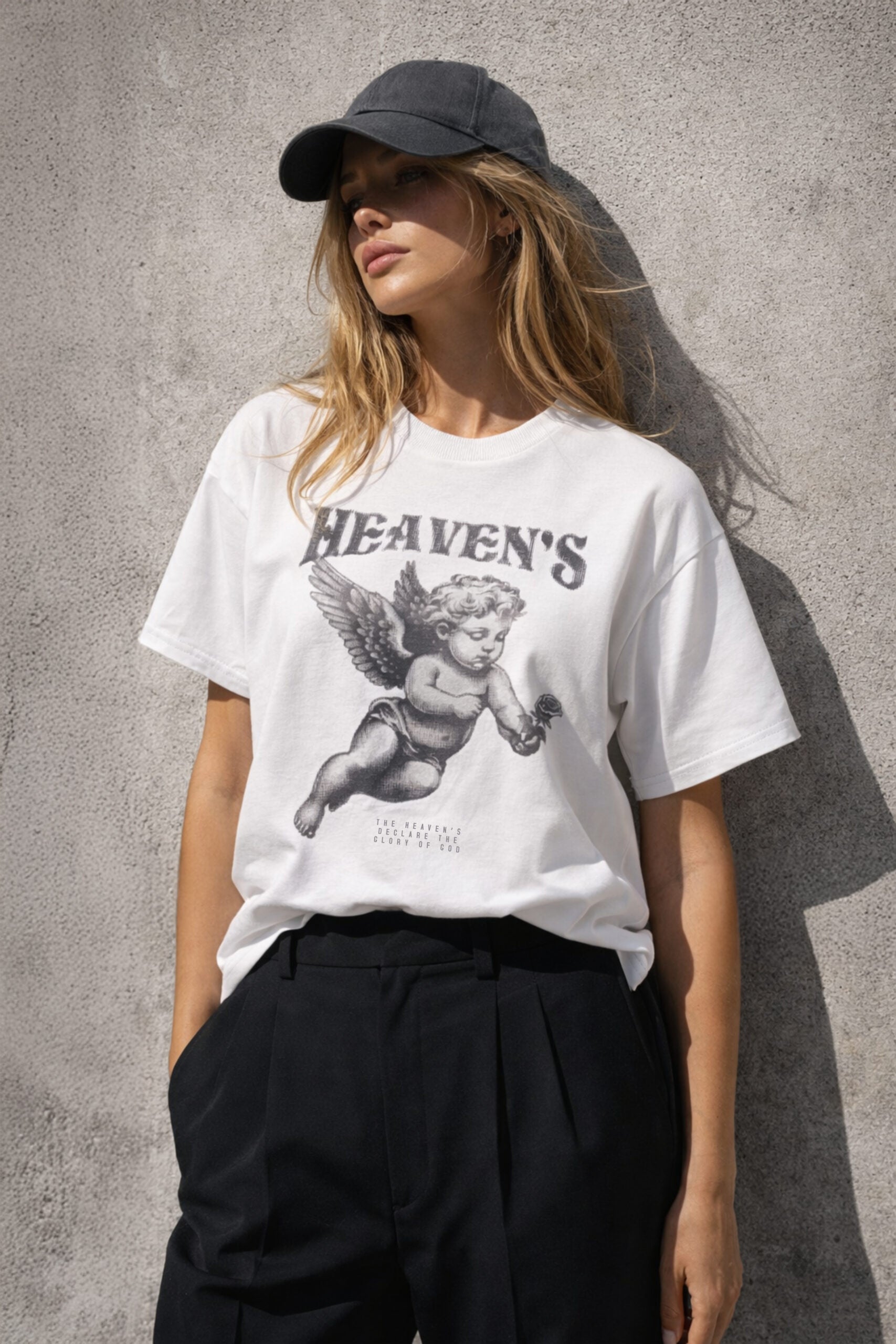 T-SHIRT ANGEL BIAŁY image 1