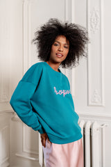 BLUZA BOPOCO PETROLOWA image 2