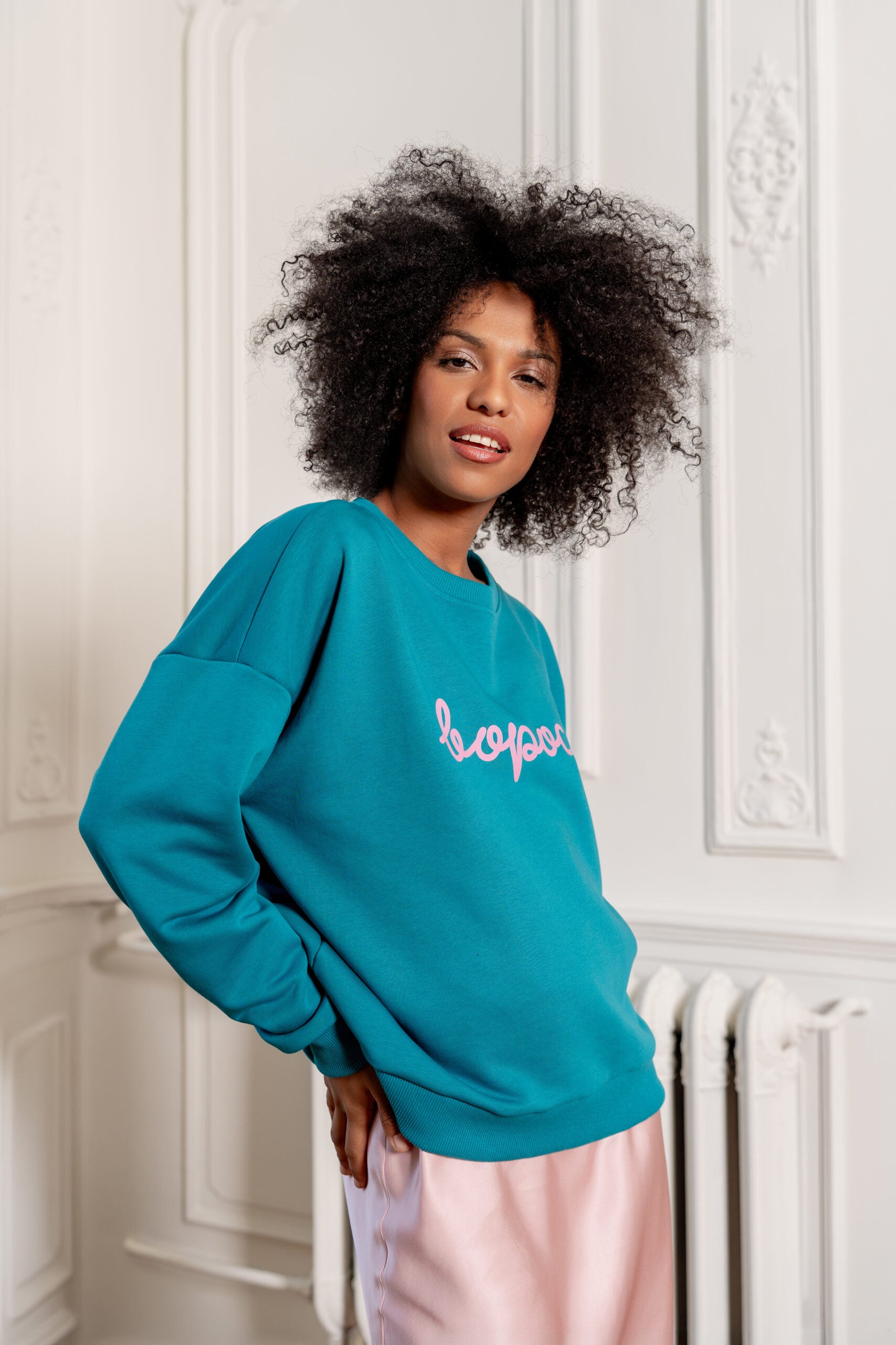 BLUZA BOPOCO PETROLOWA image 2