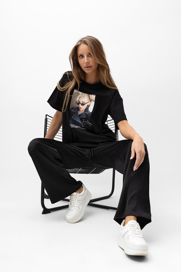T-SHIRT LOVE BOPOCO XXX CZARNY image 0