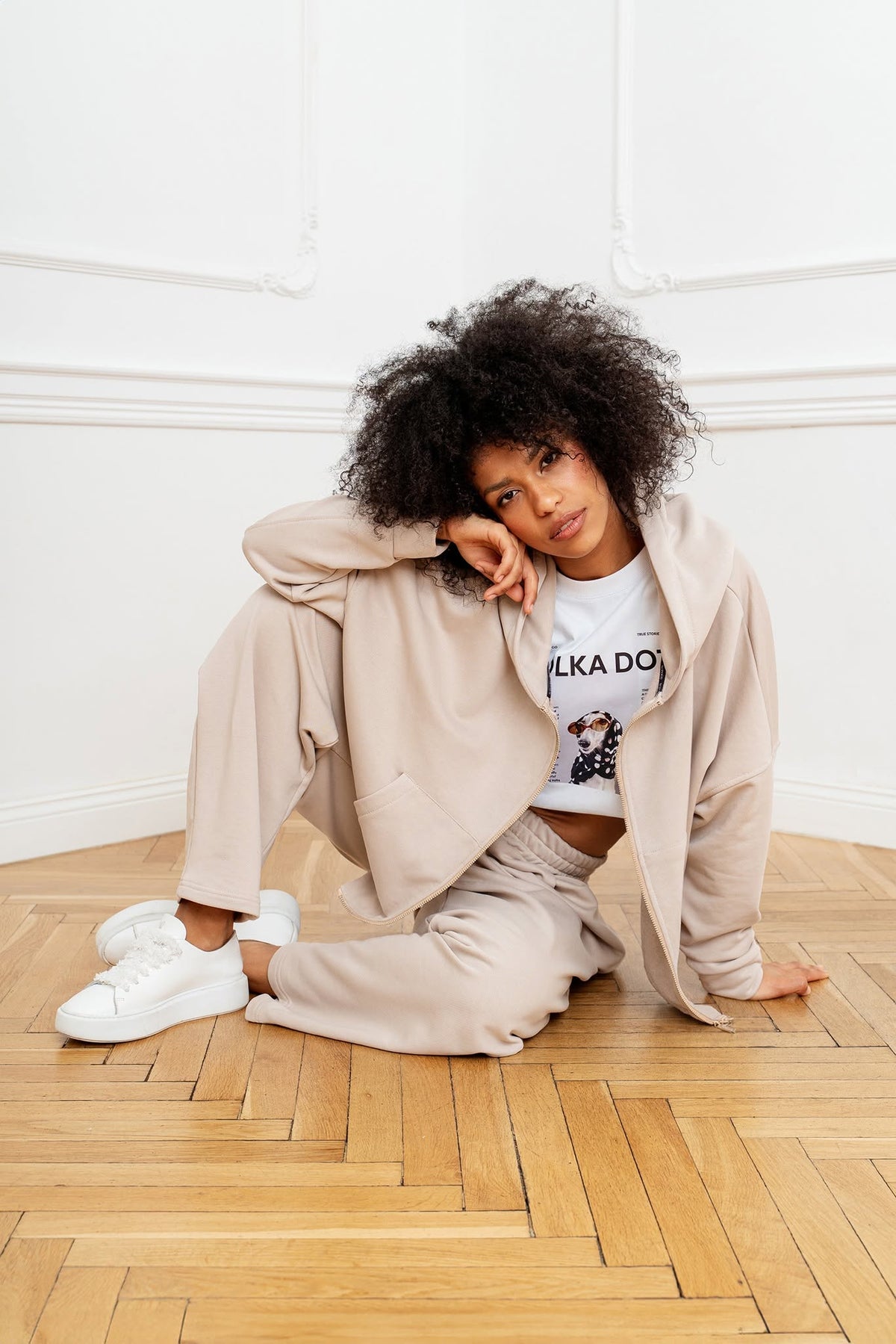 BLUZA EMMA BEŻOWA