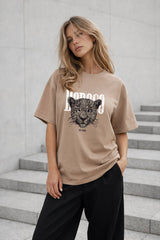T-SHIRT GEPARD BEŻOWY image 0