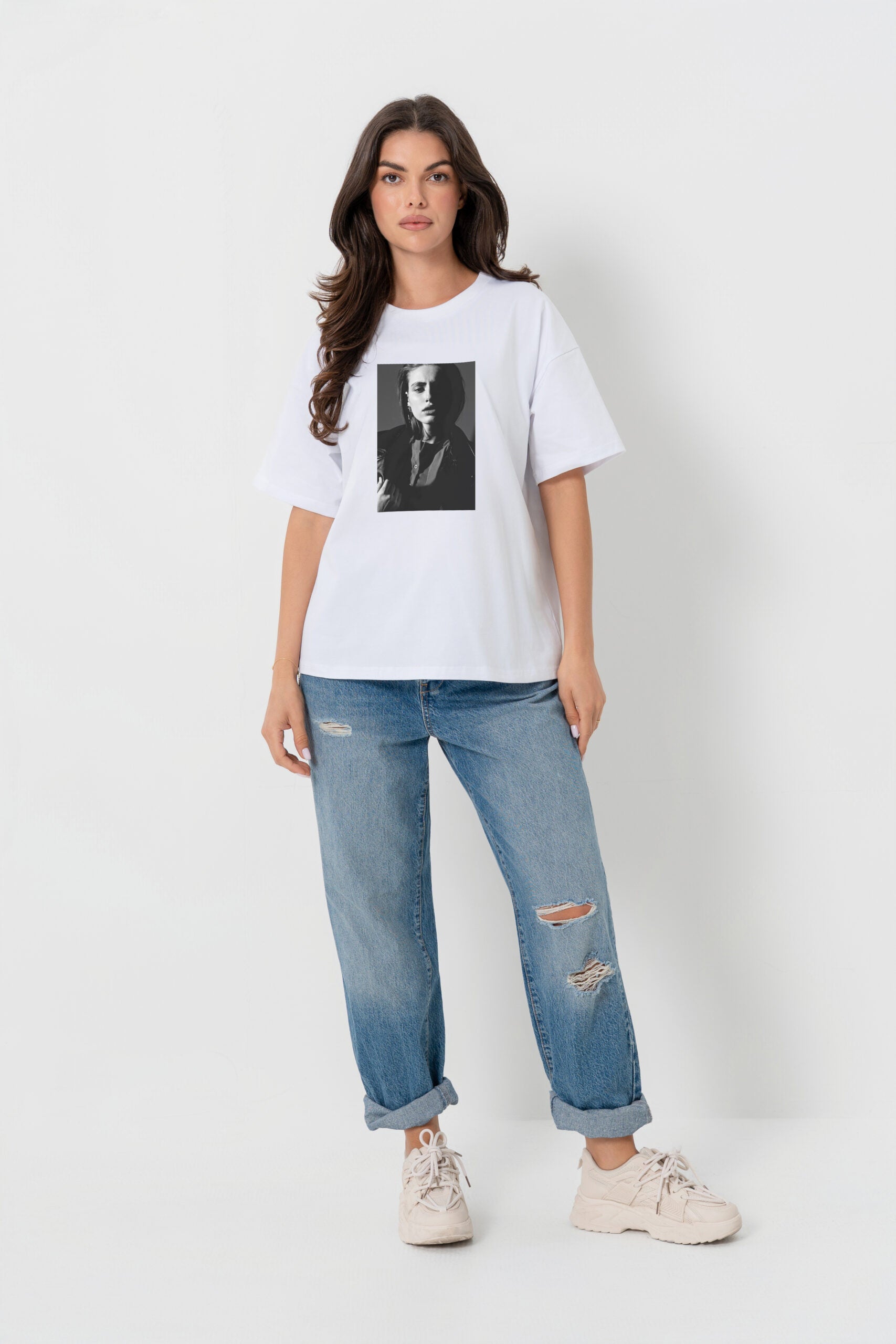 T-SHIRT BOPOCO WOMAN BIAŁY image 0