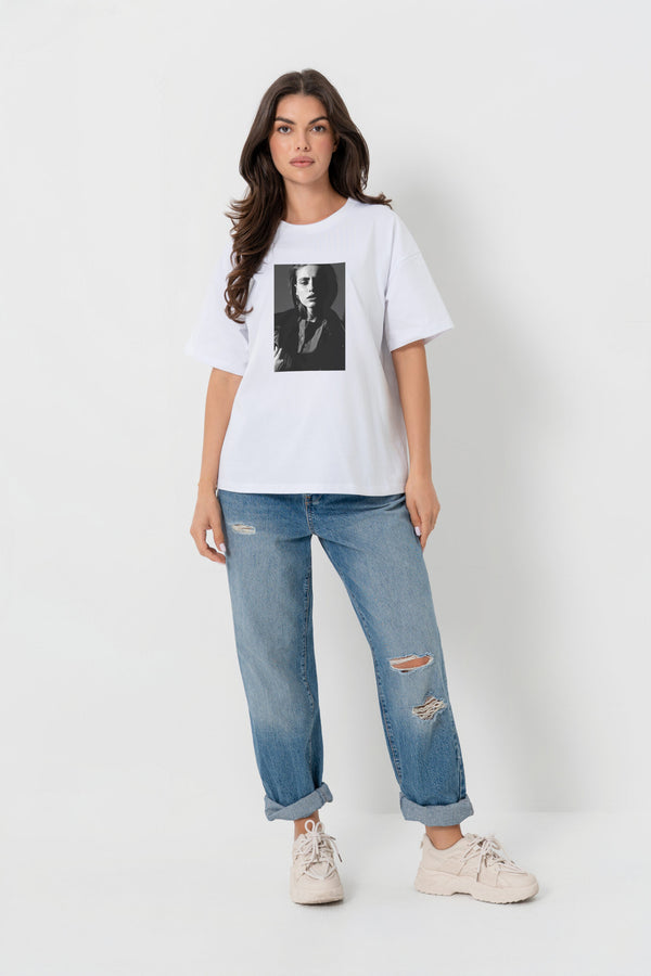 T-SHIRT BOPOCO WOMAN BIAŁY image 0