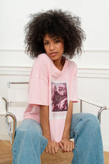 T-SHIRT SYMPATHY RÓŻOWY image 0