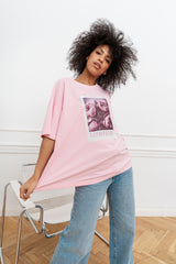 T-SHIRT SYMPATHY RÓŻOWY image 1