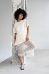 T-SHIRT OLIA WANILIOWY image 0