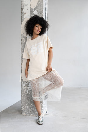 T-SHIRT OLIA WANILIOWY image 0