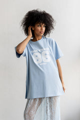T-SHIRT OLIA NIEBIESKI image 0