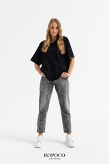 T-Shirt oversize black image 3