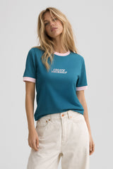 T-SHIRT PETROL CREATE YOURSELF Z LAMÓWKĄ image 1