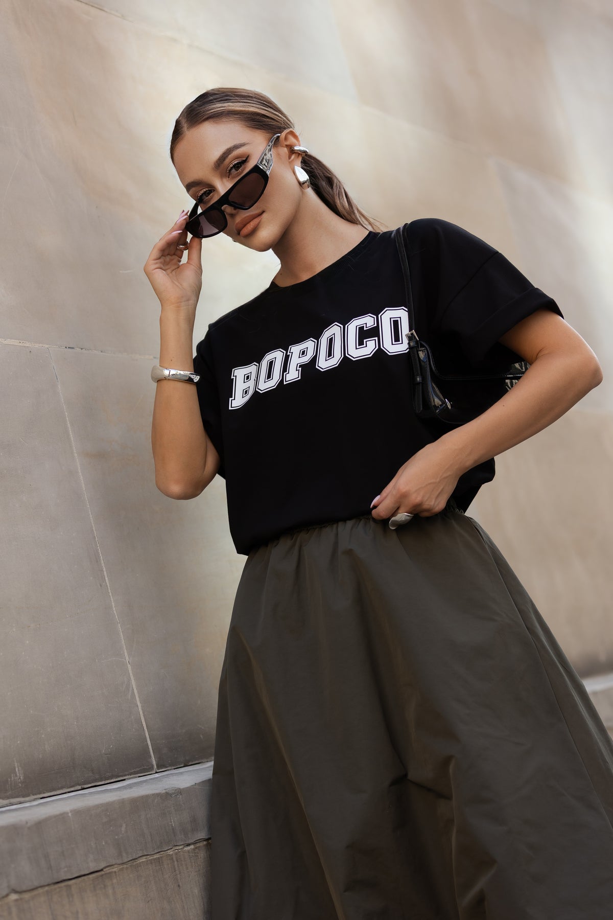 T-SHIRT BOPOCO 01 CZARNY