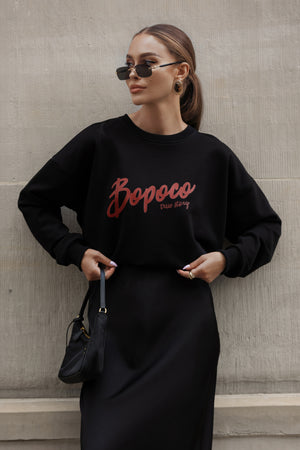 BLUZA TRUE STORY CZARNA