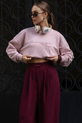 BLUZA NO TOO MUCH RÓŻOWA
