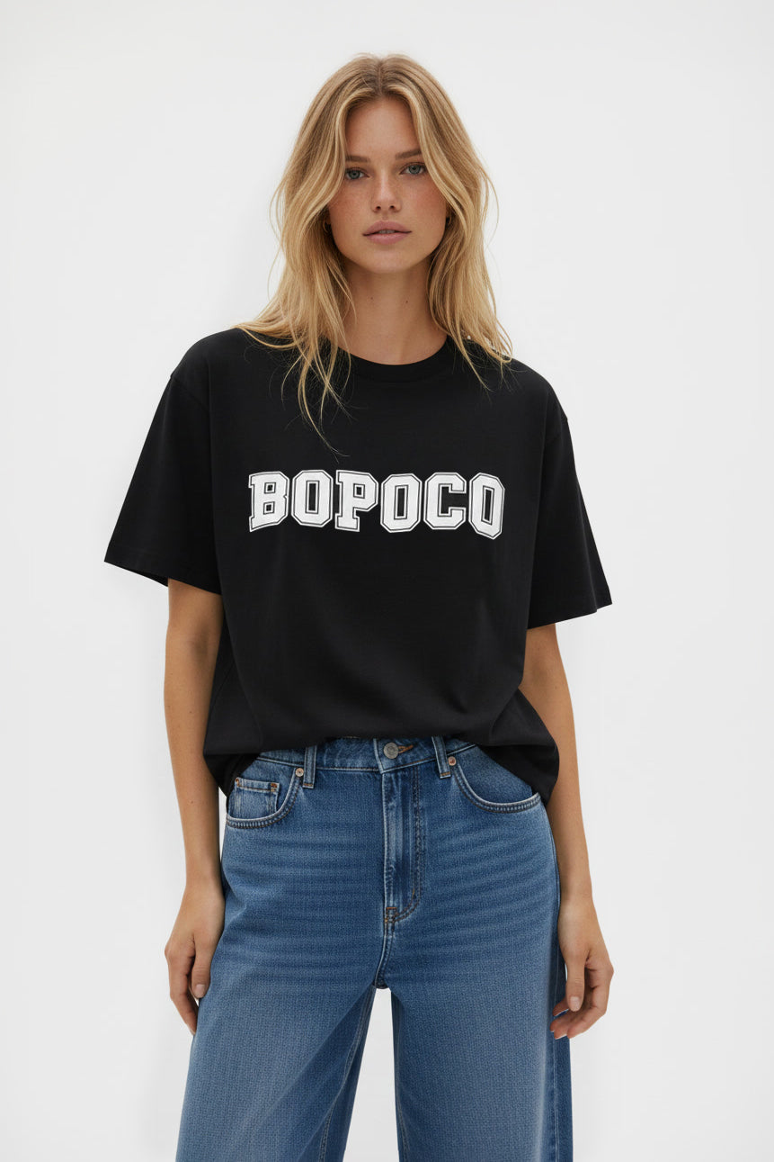 T-SHIRT BOPOCO 01 CZARNY