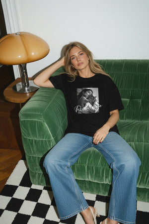 T-SHIRT PSYTUL MNIE CZARNY - KOCIA EDYCJA