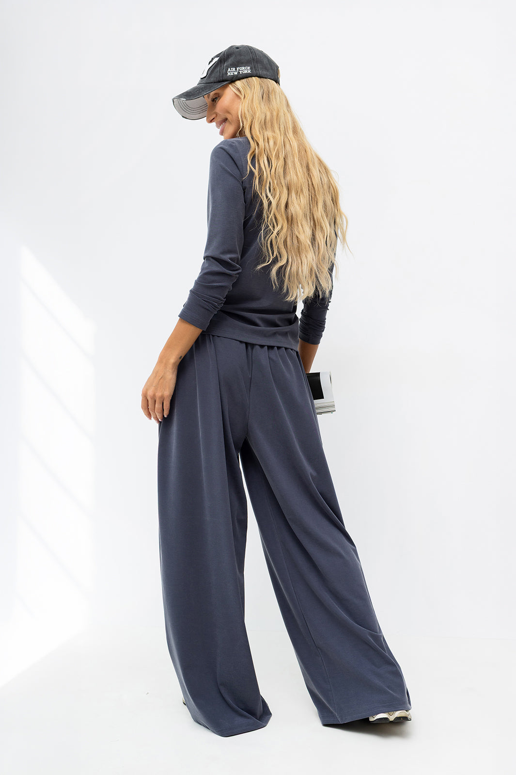 SPODNIE CAMILA NAVY