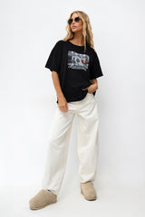 T-SHIRT STREET CZARNY