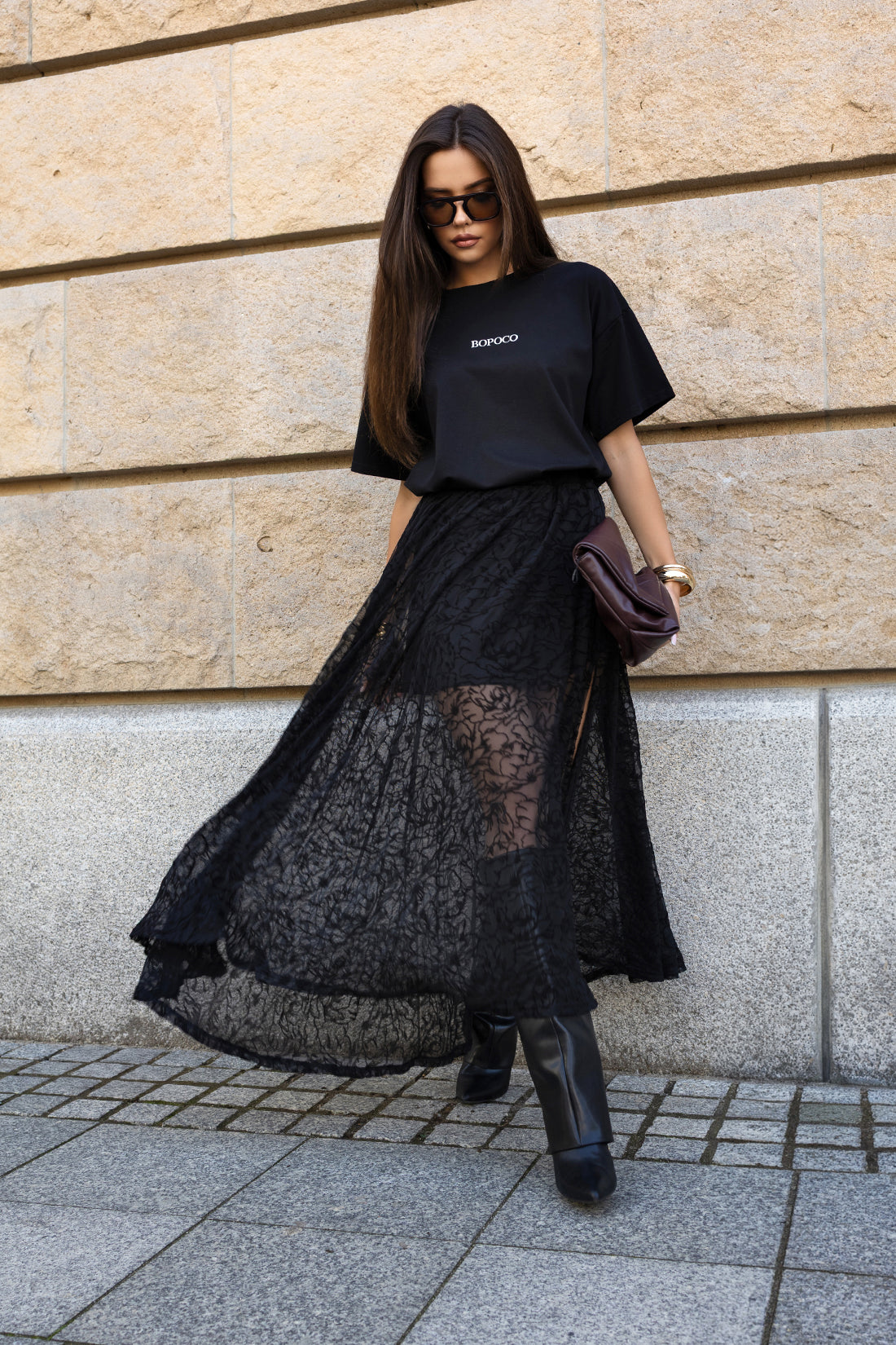 SPÓDNICA AUDREY CZARNA