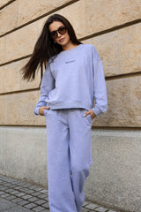 BLUZA BASIC BOPOCO SZARY MELANŻ