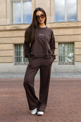 BLUZA BASIC BOPOCO BRĄZOWA