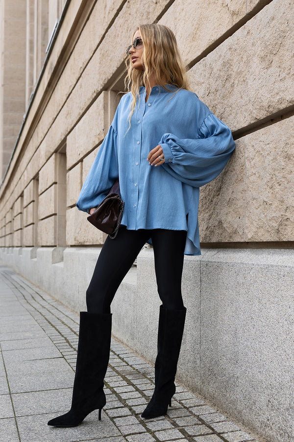 KOSZULA APOLONIA NIEBIESKA