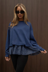 BLUZA KEILA NIEBIESKA