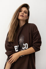 BLUZA FREEDOM BRĄZOWA