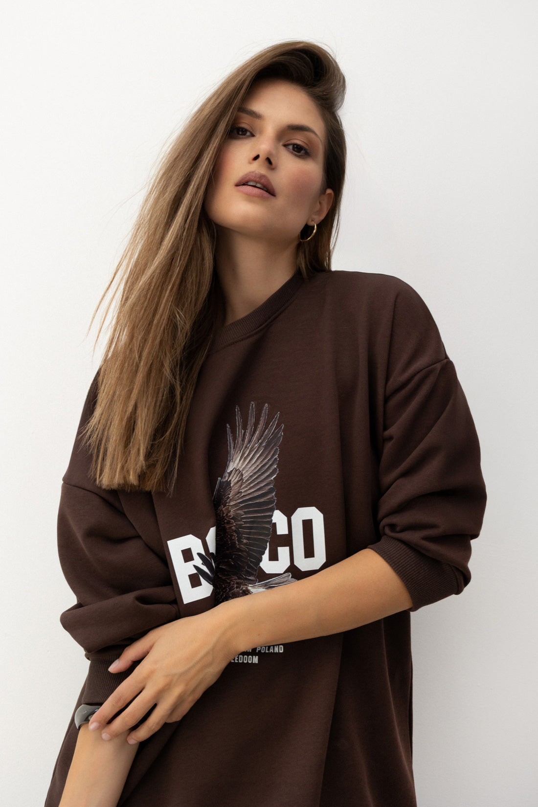 BLUZA FREEDOM BRĄZOWA