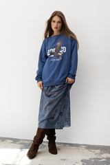 BLUZA FREEDOM NIEBIESKA