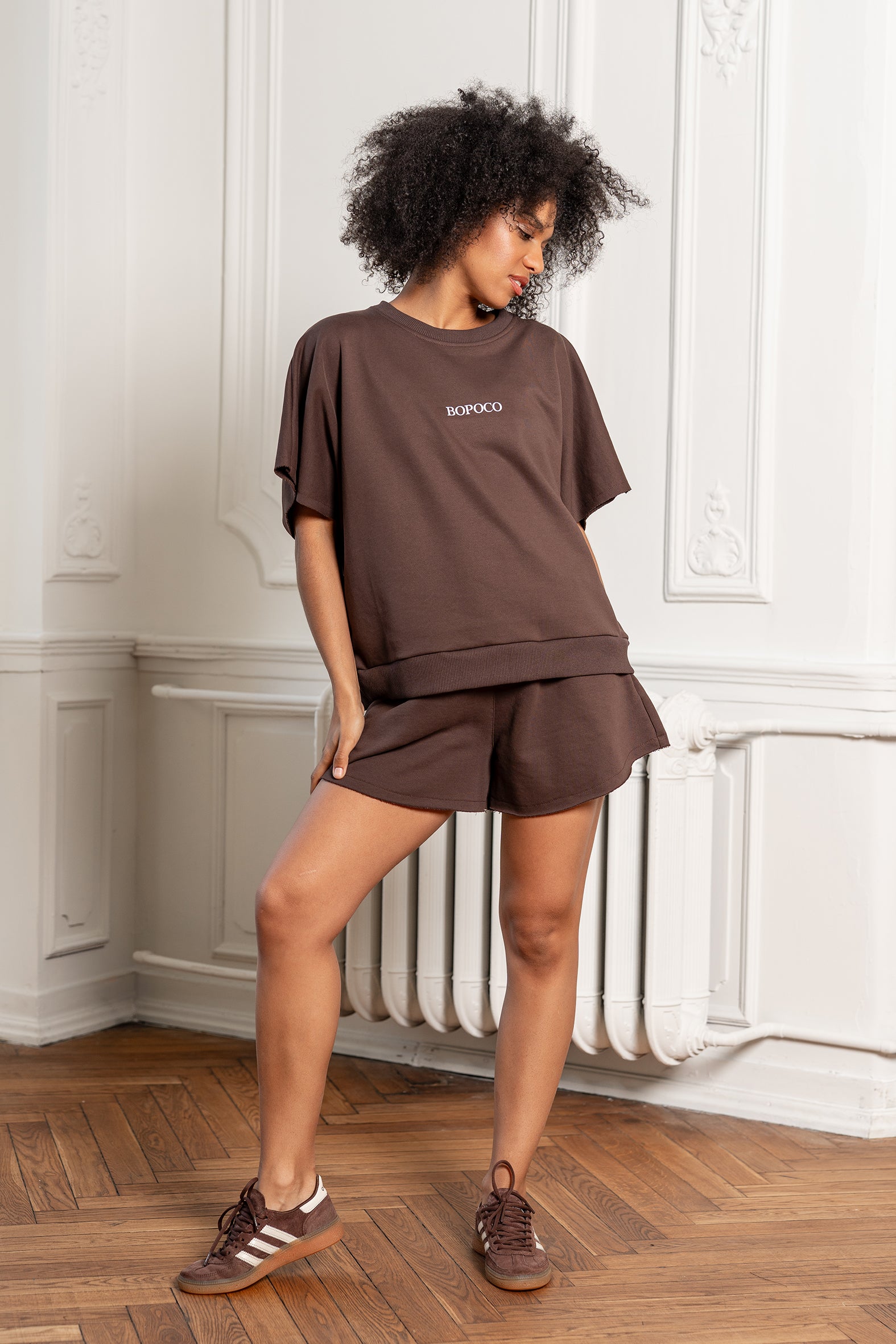 BLUZA ALTHEA BRĄZOWA