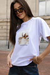 T-SHIRT ROCKY ŚMIETANKOWY