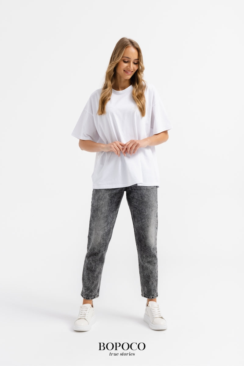 T-Shirt oversize white image 1