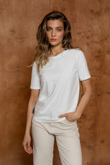 T-SHIRT BASIC BOPOCO NORMAL BIAŁY image 1