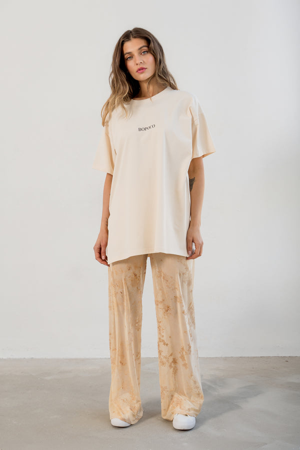 T-SHIRT BOPOCO BEŻOWY