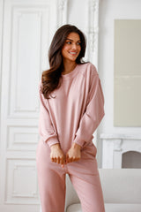 BLUZA RUBY PUDROWY RÓŻ