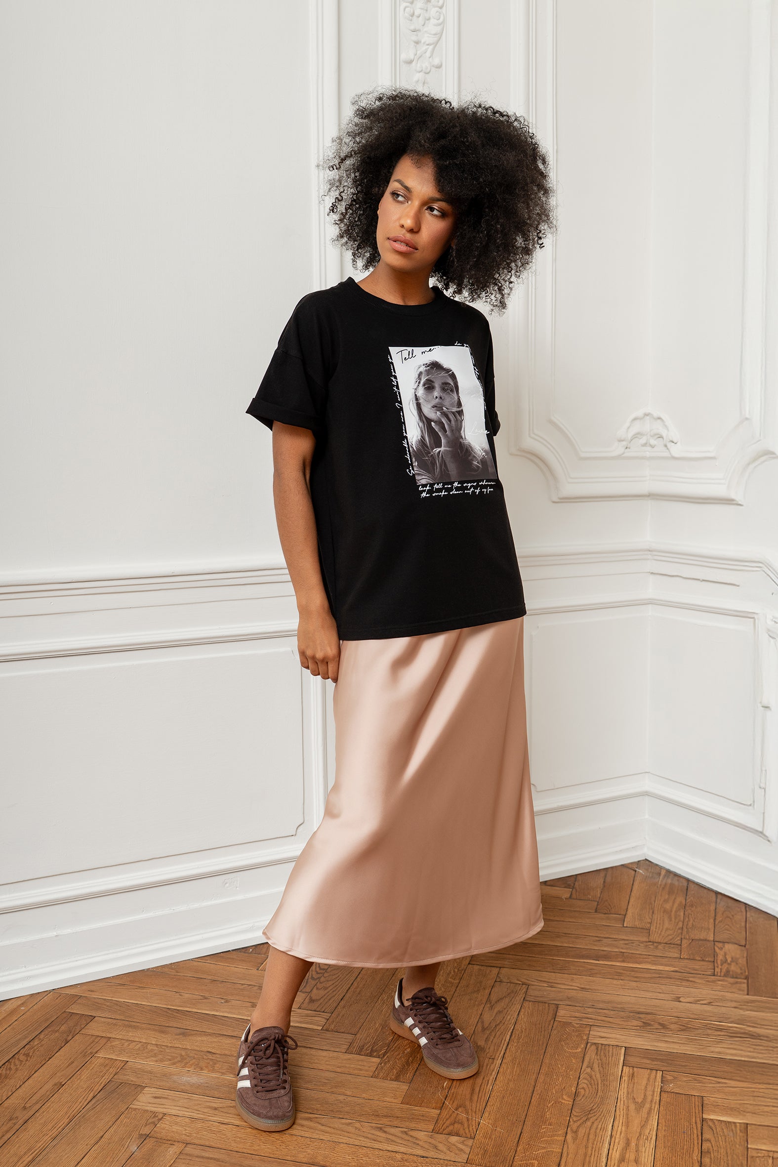 T-SHIRT TELL MY CZARNY