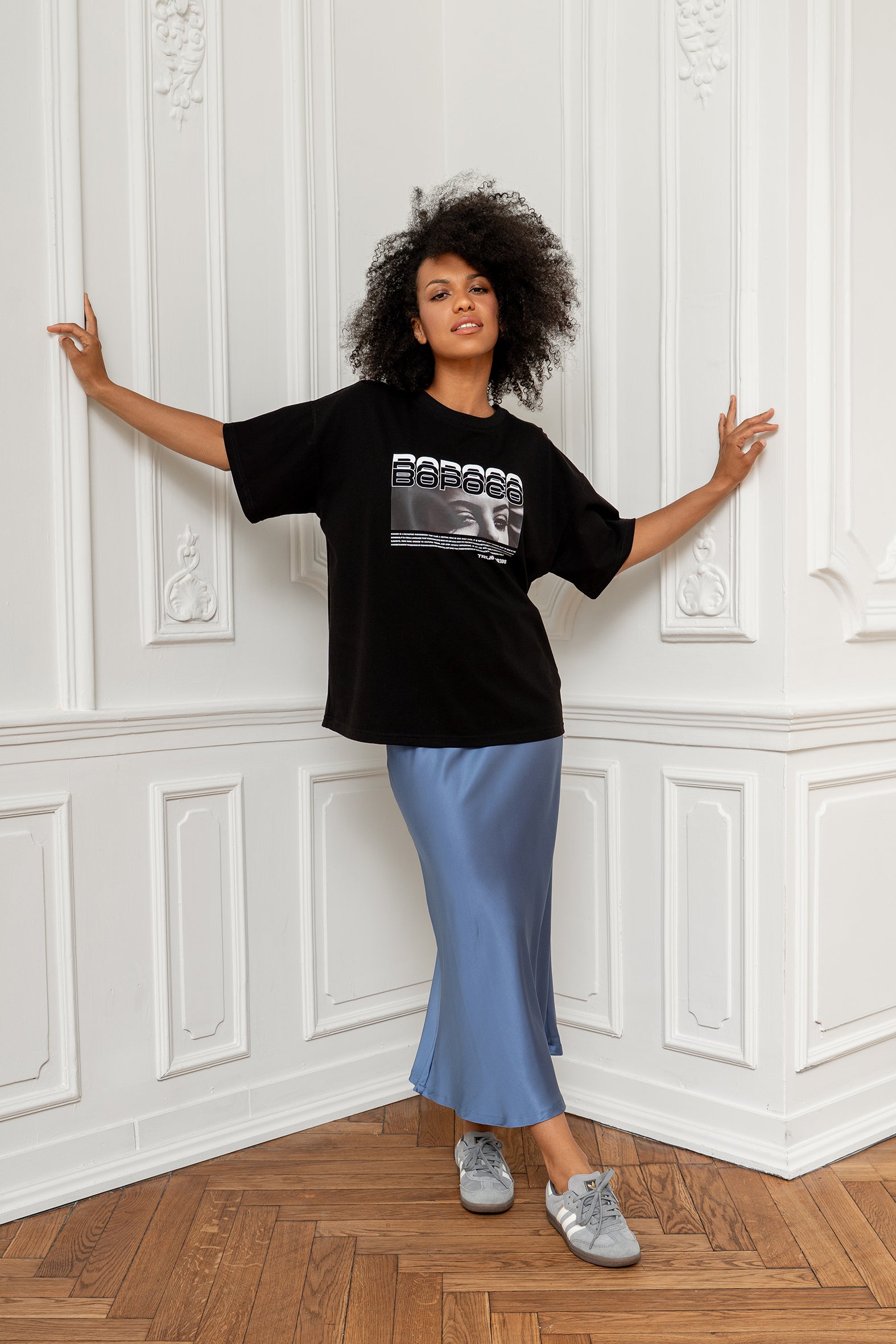 T-SHIRT BOPOCO EYES CZARNY
