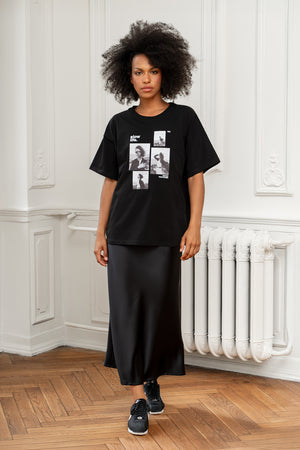 T-SHIRT SLOW LIFE CZARNY