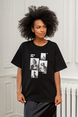 T-SHIRT SLOW LIFE CZARNY