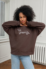 BLUZA JAMNIK BOPOCO BRĄZOWA