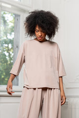 T-SHIRT CAMILA BEŻOWY